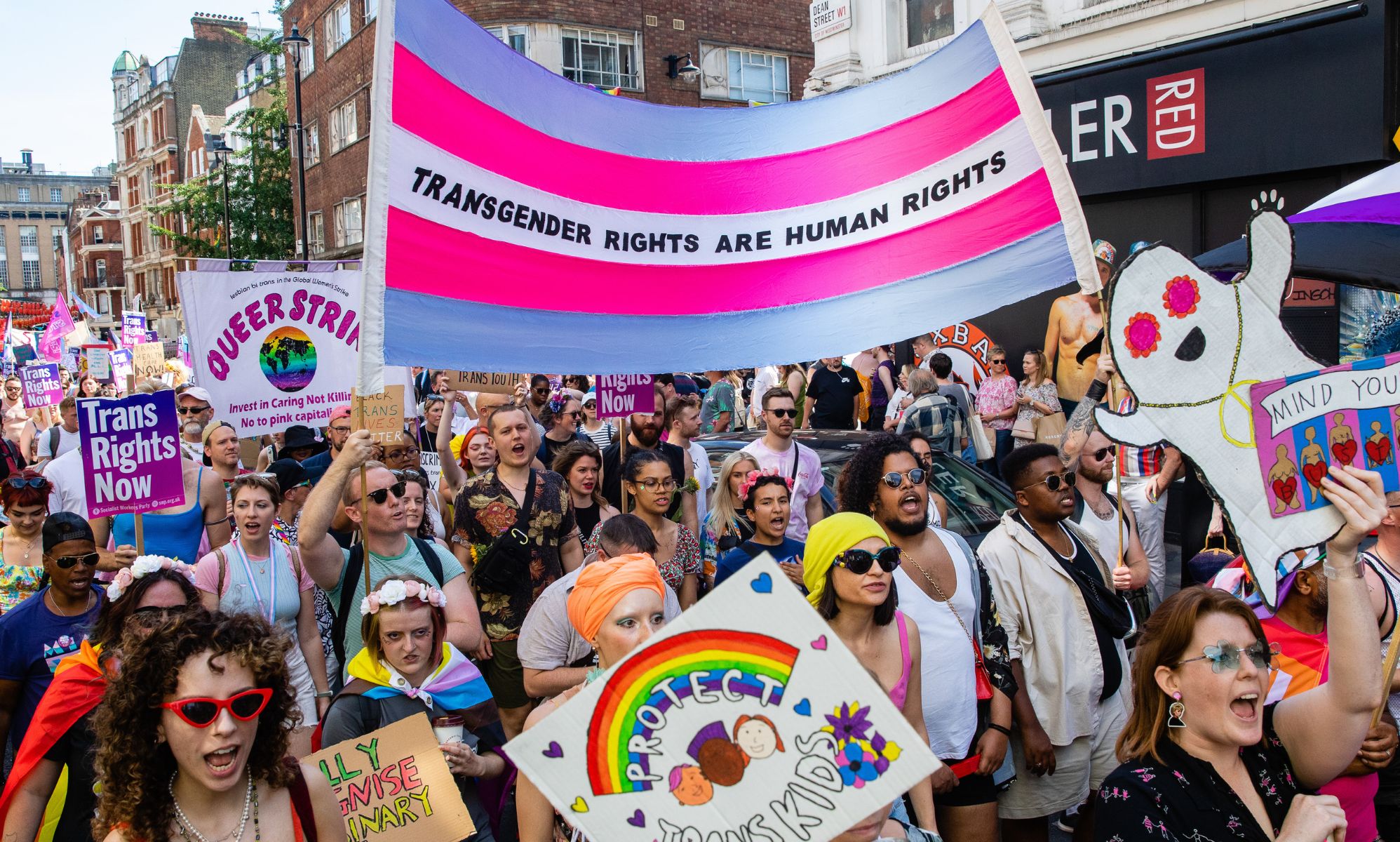There Were a Record Number of Attendees at London's Trans+ Pride March