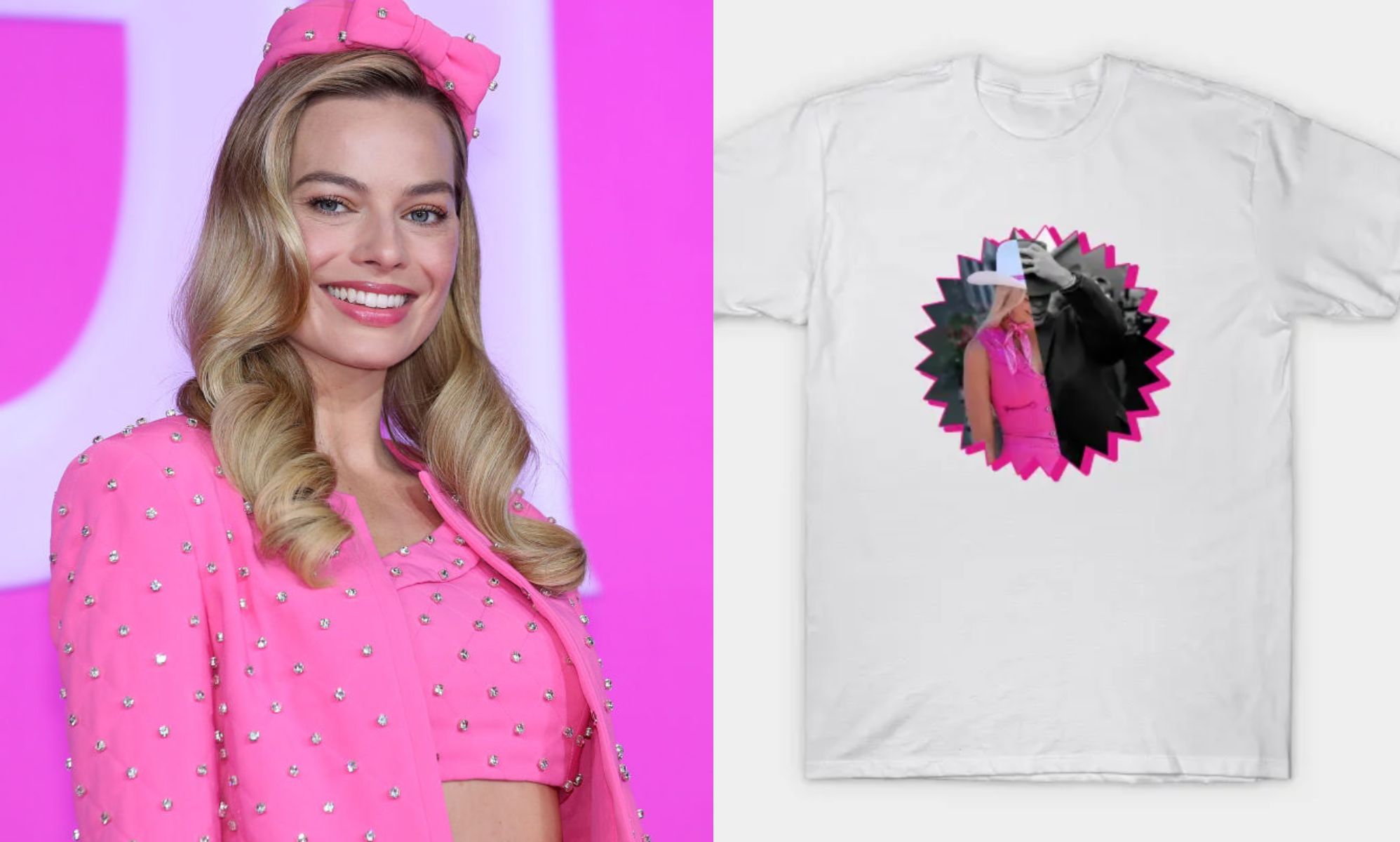 Cheap Cillian Murphy Margot Robbie Barbenheimer T Shirt, Barbie Vs  Oppenheimer T Shirt - Allsoymade