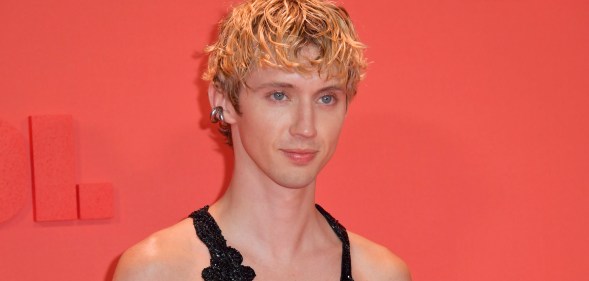 CANNES, FRANCE - MAY 22: Troye Sivan attends "The Idol" Premiere Afterparty at the 76th annual Cannes film festival at Palm Beach on May 22, 2023 in Cannes, France. (Photo by Kristy Sparow/Getty Images)