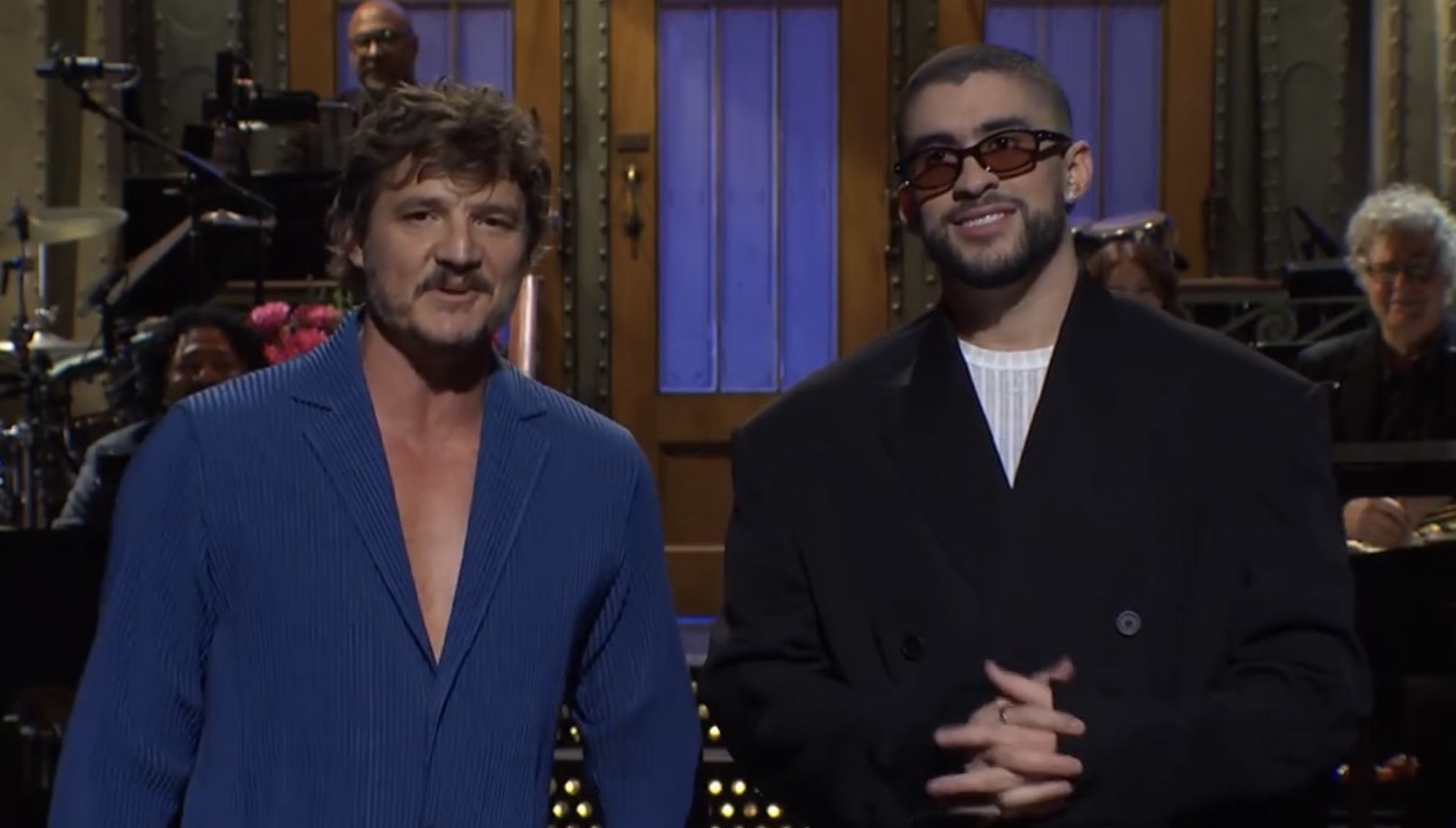 Pedro Pascal and Bad Bunny drag up for hilarious SNL sketch