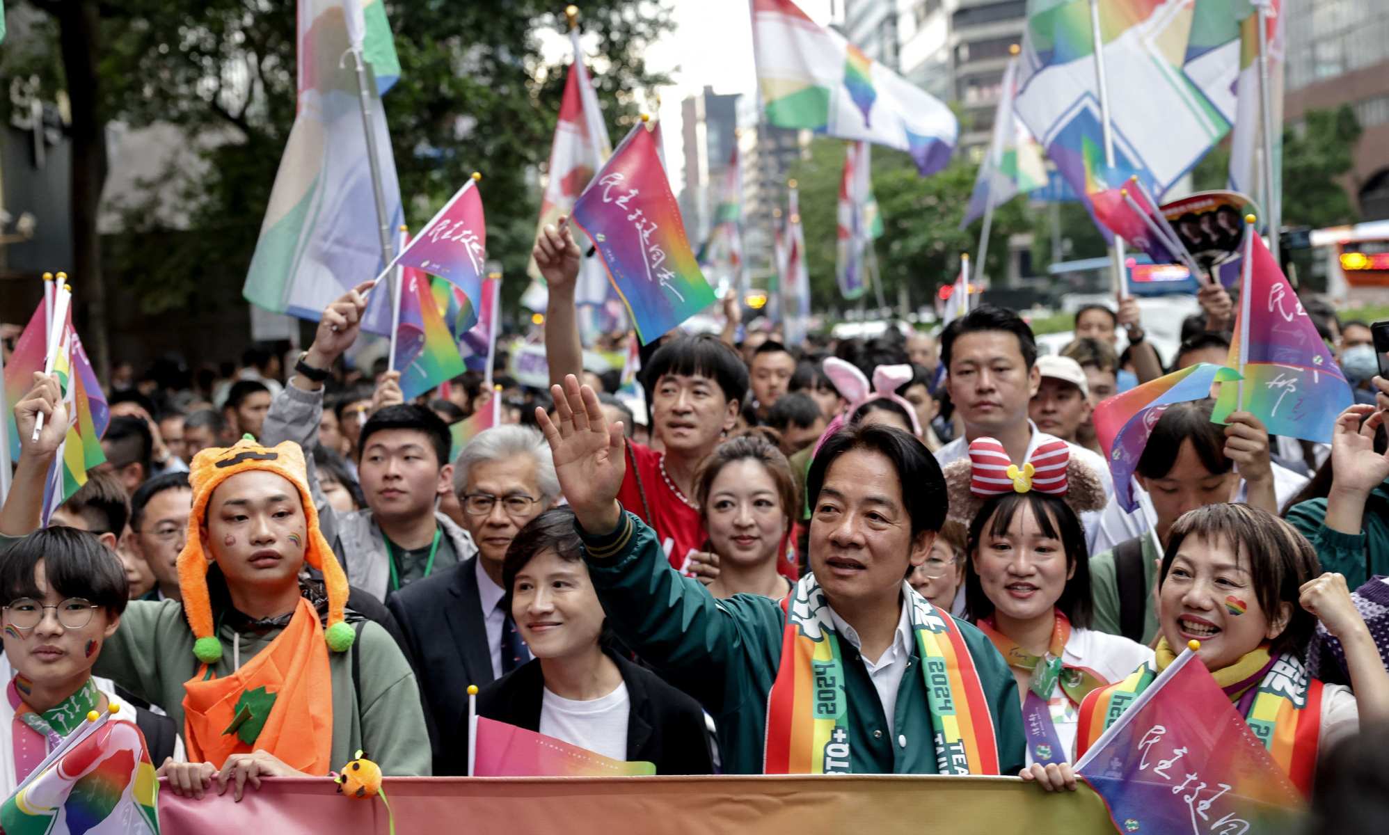 Taiwan draws thousands in east Asia’s largest Pride march