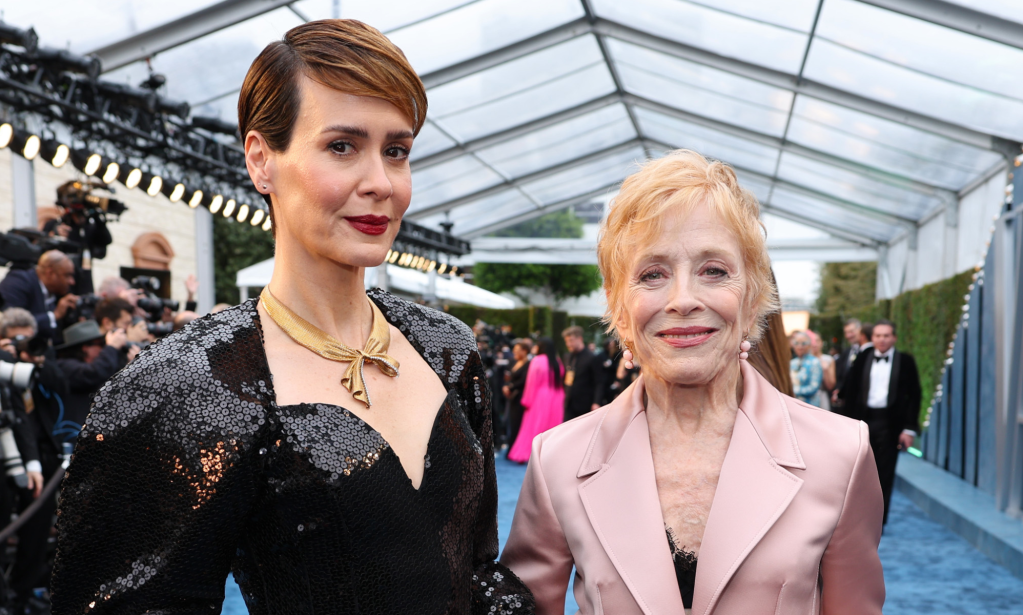 Sarah Paulson and girlfriend of nearly nine years Holland Taylor.