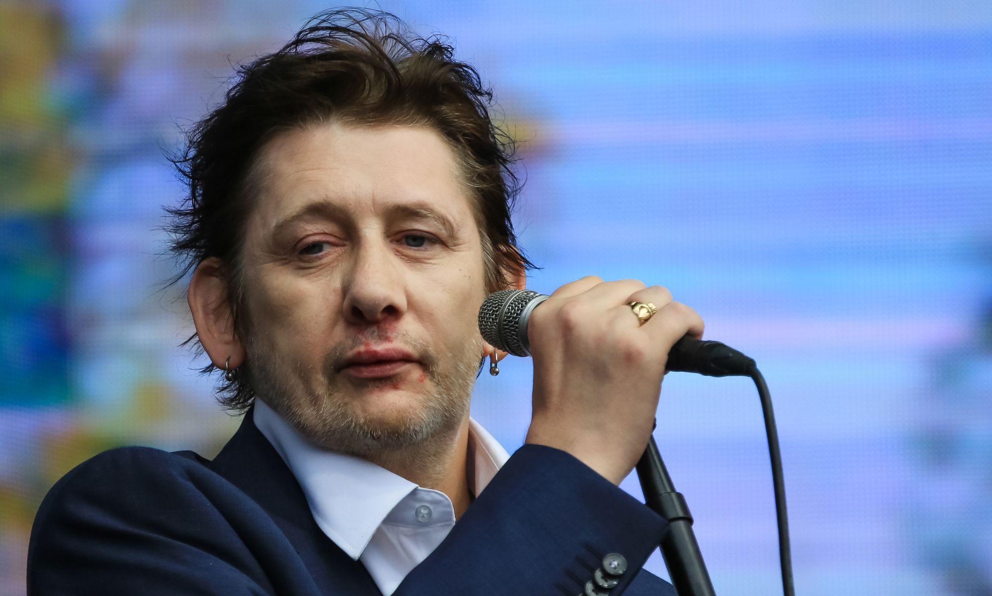 Shane MacGowan remembered for online clash with Laurence Fox