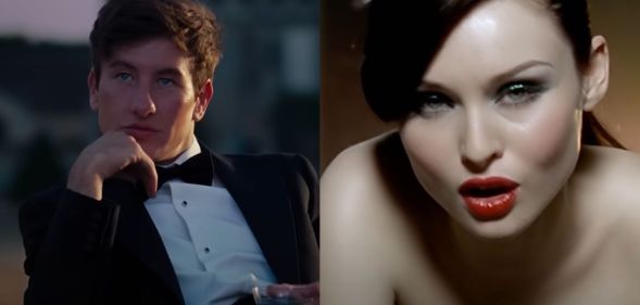 Barry Keoghan (left) in Saltburn and Sophie Ellis-Bextor in the music video for 'Murder on the Dancefloor'