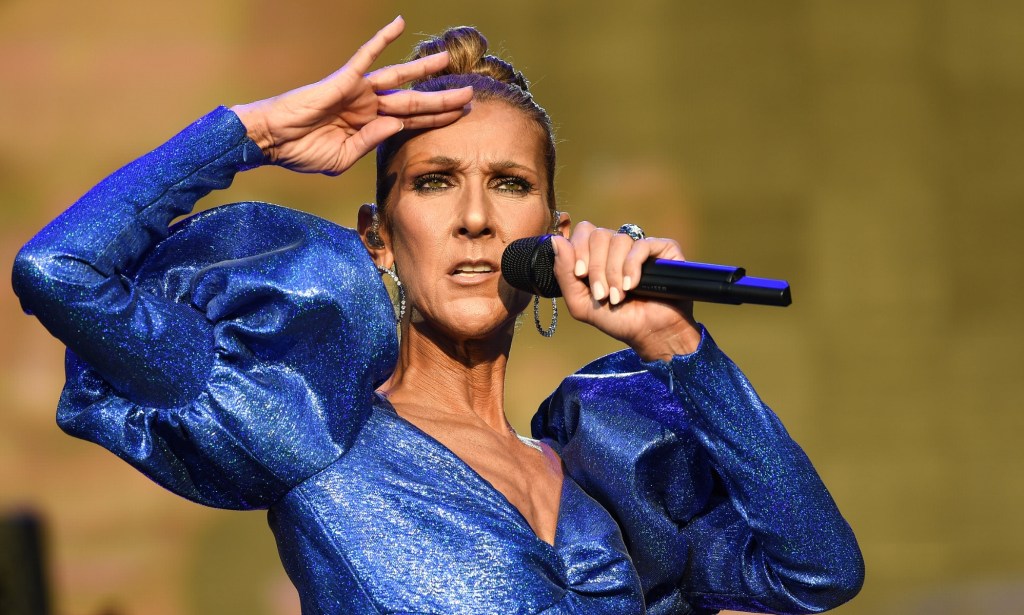 Celine Dion performing at Barclaycard Presents British Summer Time Hyde Park.