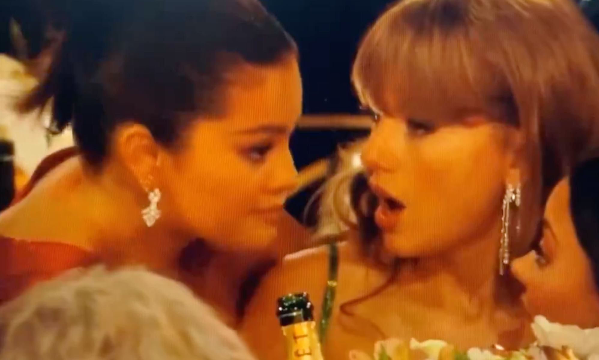 What Selena Gomez said to Taylor Swift at the Golden Globes