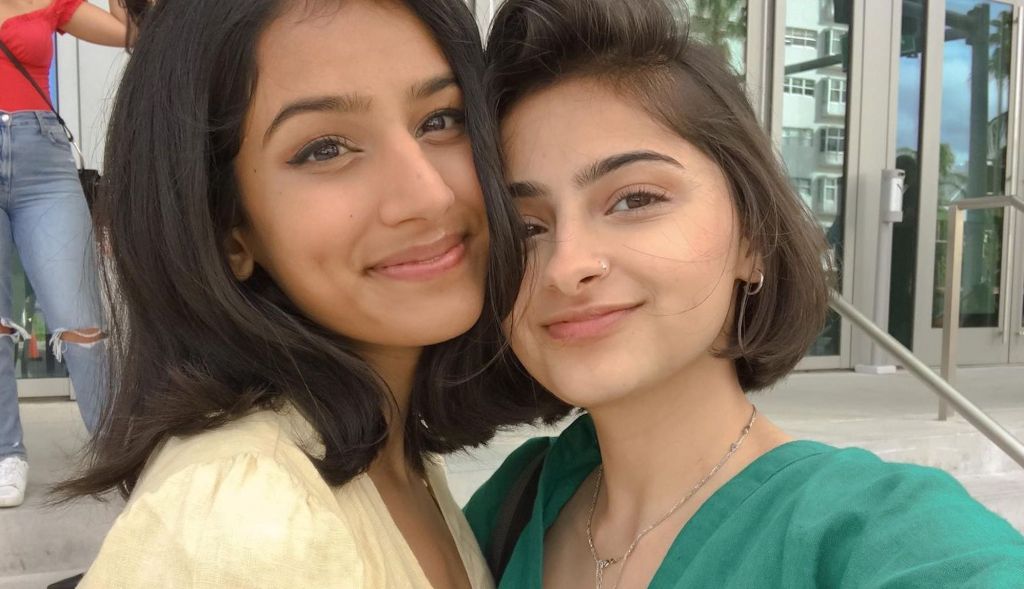 Lesbian influencer couple Anjali Chakra (left) and Sufi Malik (right) have announced their split