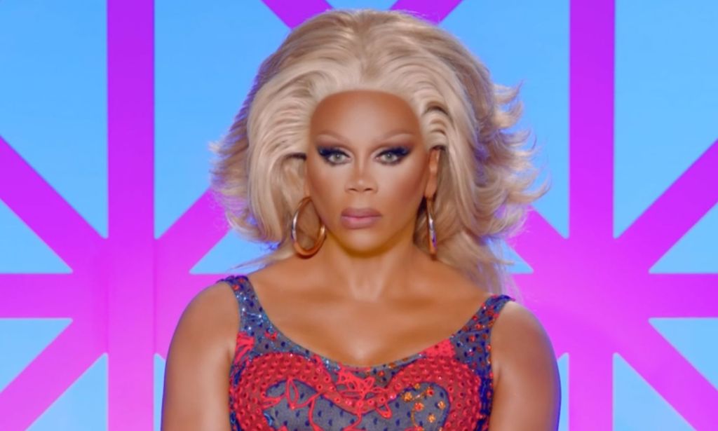 RuPaul in the latest episode of RuPaul's Drag Race UK vs The World.