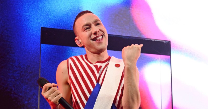 Olly Alexander onstage during the London Eurovision Party.