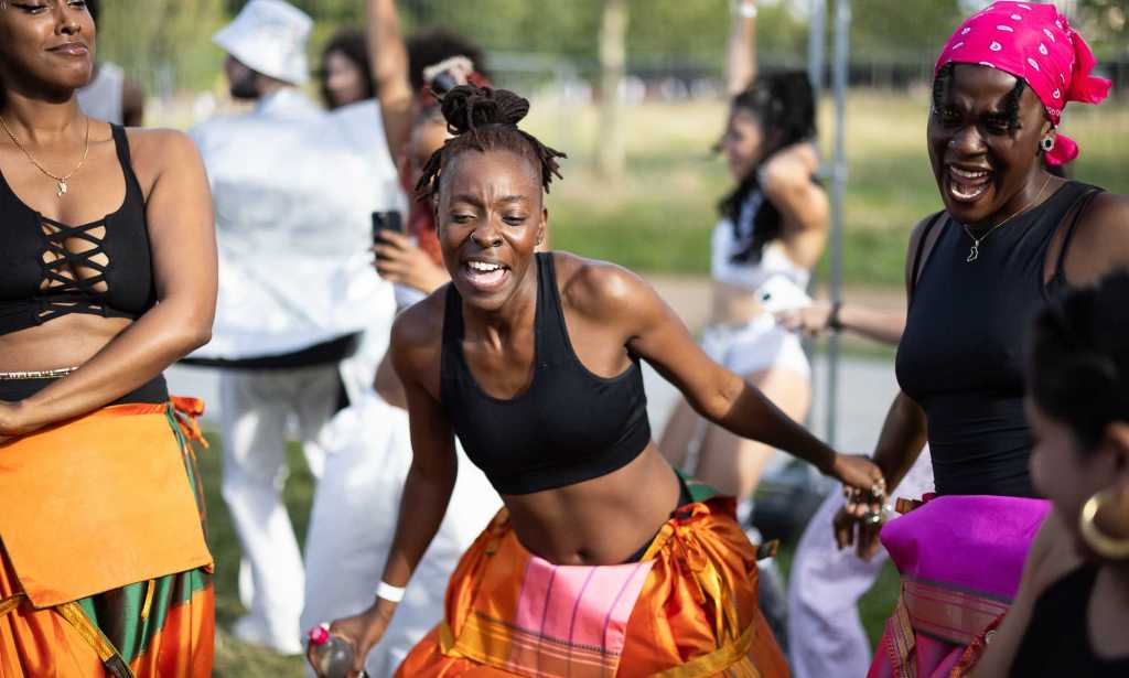 A general view of guest enjoying the music at UK Black Pride 2023.