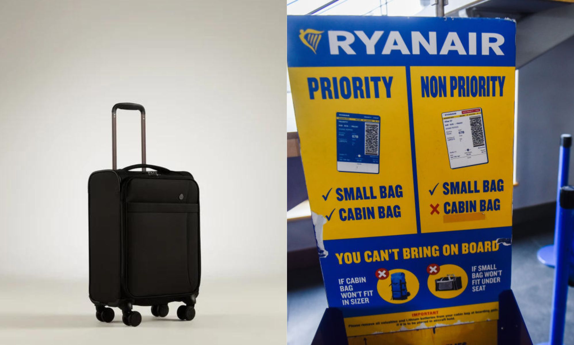 Ryanair-approved cabin bag by Antler is half price in a spring sale