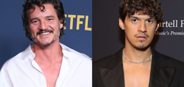 Pedro Pascal (left) and Omar Apollo (right)