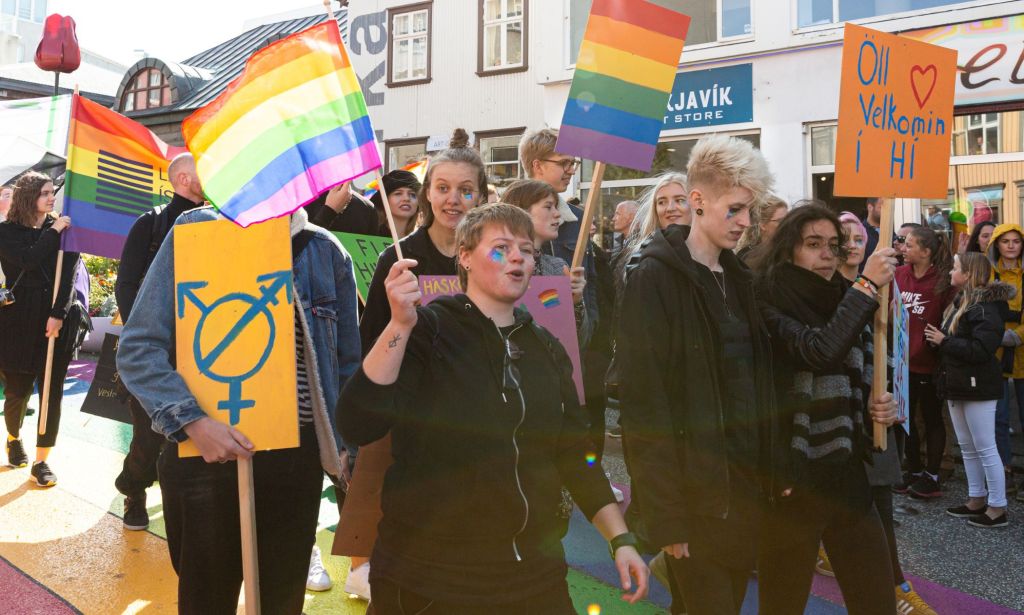 Pride in Reykjavik.