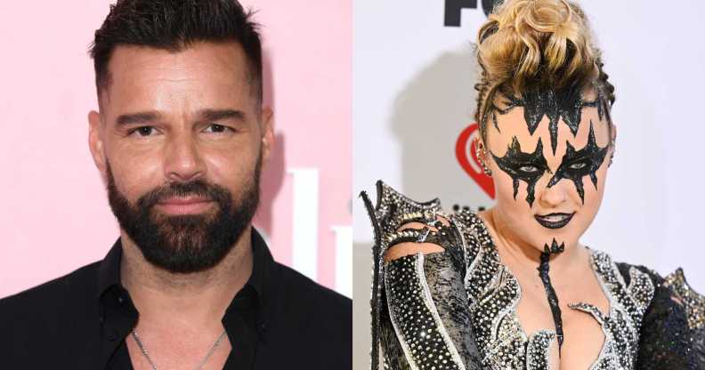 Ricky Martin and JoJo Siwa