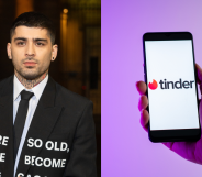 Zayn Malik alleged that he was removed from Tinder. (Getty)