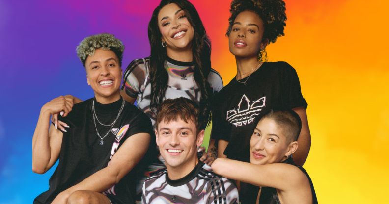 Tom Daley and Pabllo Vittar in Adidas 2024 Pride collection campaign