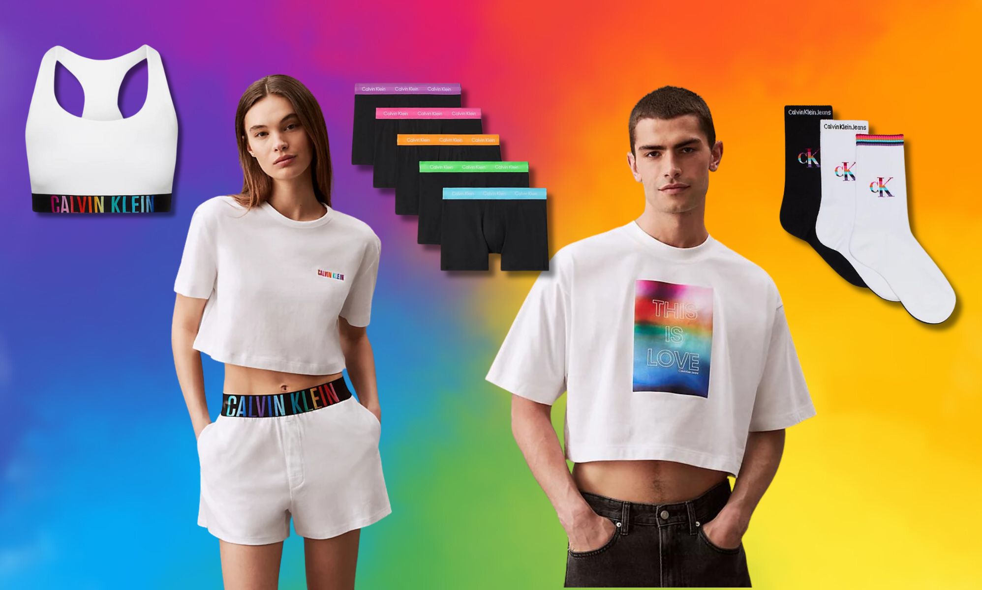 Calvin Klein teams up with Cara Delevingne and Jeremy Pope for 2024 Pride collection