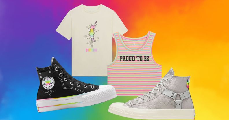 Converse has released is 'Proud to Be' collection to celebrate Pride Month 2024.