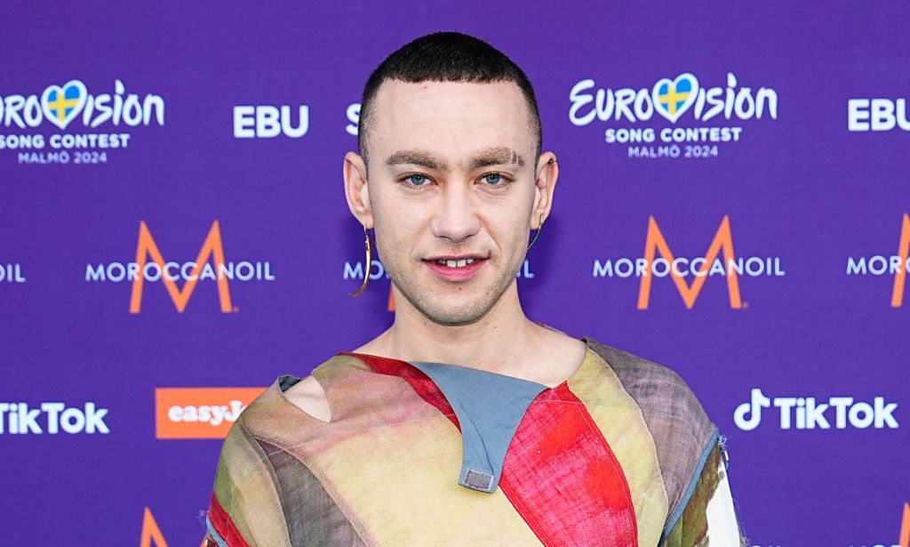 Olly Alexander at the Eurovision 2024 opening ceremony.