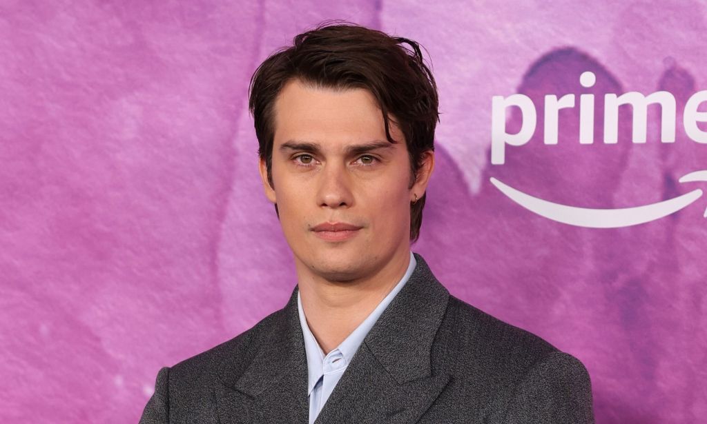 Nicholas Galitzine poses on the red carpet at the launch of Idea of ​​​​You.