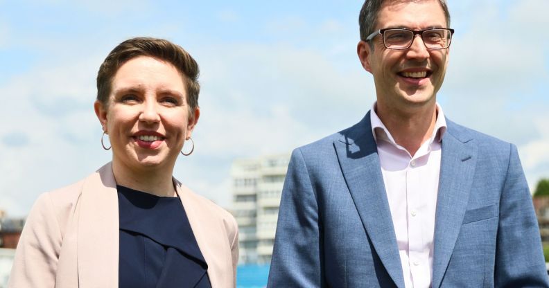 Green Party co-leaders Carla Denyer and Adrian Ramsay.