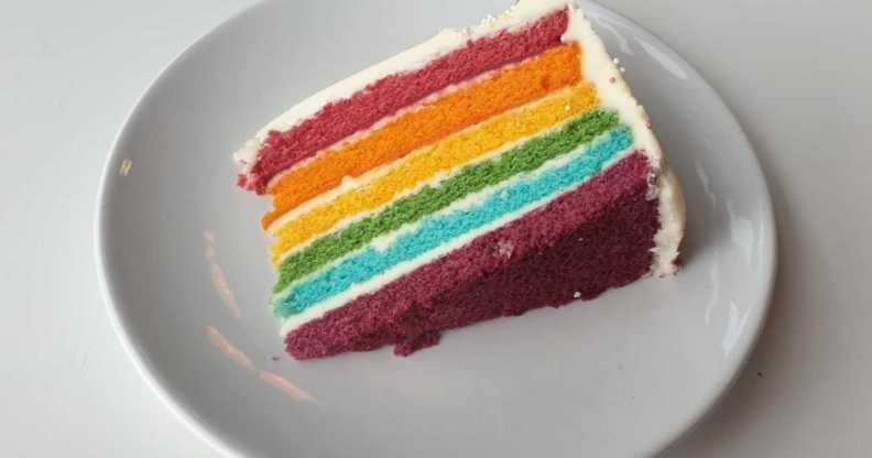 IKEA's rainbow cake