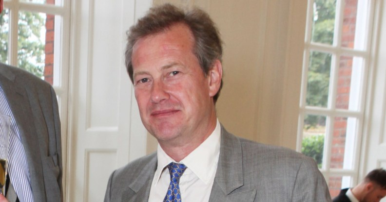 Lord Ivar Mountbatten attending an event at Kensington Palace.