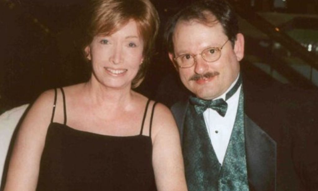 Lynn Conway photographed at a dinner in Mexico, 2003. 