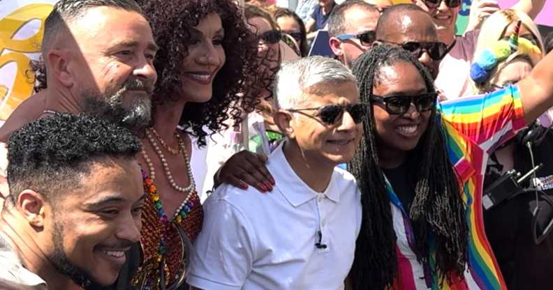 Mayor of London Sadiq Khan led the 2024 Pride in London parade on Saturday, 29 June.