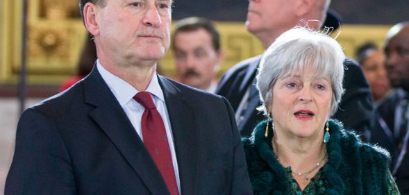 Samuel and Martha-Ann Alito stood during an event.