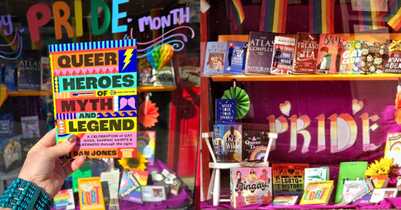 Staff at the bookstore had to endure anti-LGBTQ+ hate. (@browsersbookshopporthmadog/Instagram)
