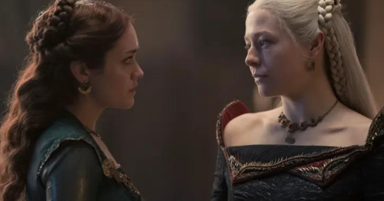 House of the Dragon fans want Rhaenyra and Alicent to be in a relationship. (HBO)