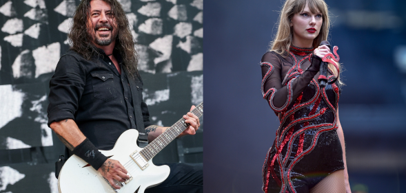 Dave Grohl appeared to call out Taylor Swift. (Getty)