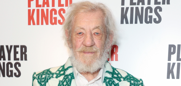 Sir Ian McKellen at the Player Kings press night