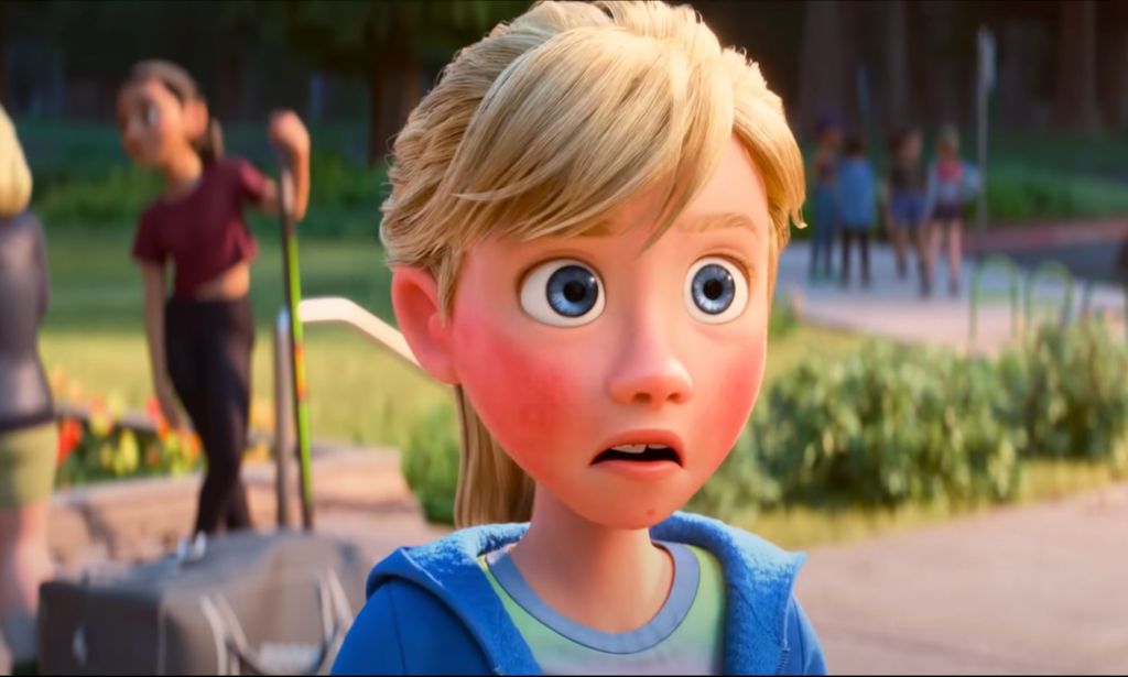 Riley in a still from Inside Out 2.