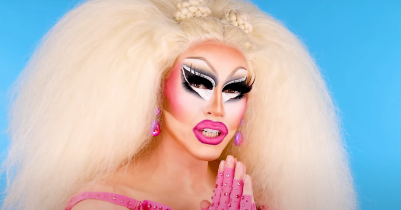 Trixie Mattel in a YouTube video discussing her break from drag