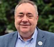 Alba Party leader Alex Salmond pictured during a photocall at That Place In The Bay community cafe on the last day of campaigning in the UK General Election.