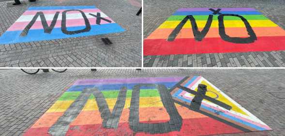 Pride flags in Forest Gate have been repeatedly vandalised (