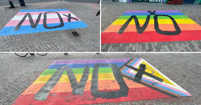 Pride flags in Forest Gate have been repeatedly vandalised (