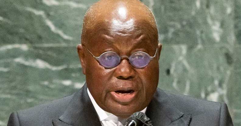 Ghana's President Nana Addo Dankwa Akufo-Addo