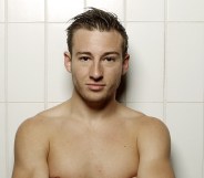 Matthew Mitcham poses during/after the Australian 2012 Olympic Games team announcement at Chandler Aquatic Centre on May 29, 2012 in Brisbane, Australia.