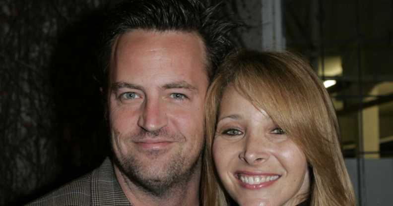 Friends stars Matthew Perry and Lisa Kudrow.