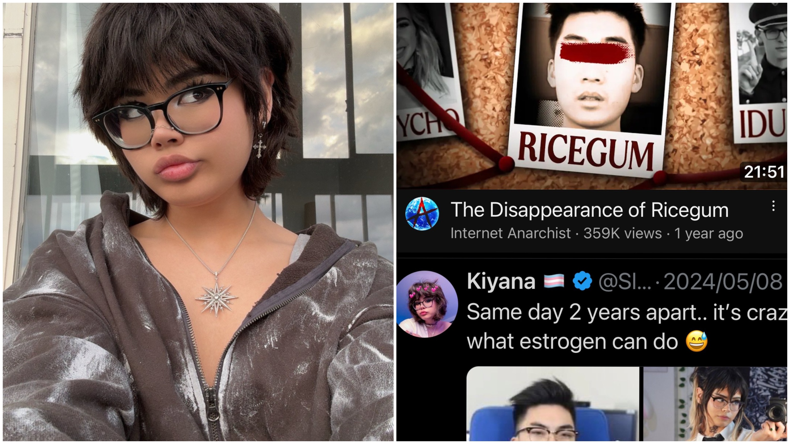 No, popular streamer RiceGum hasn't just come out as trans