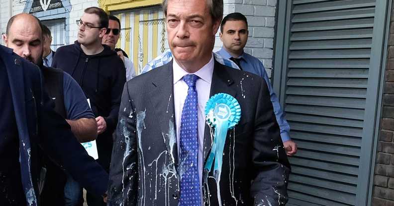 Nigel Farage in 2019