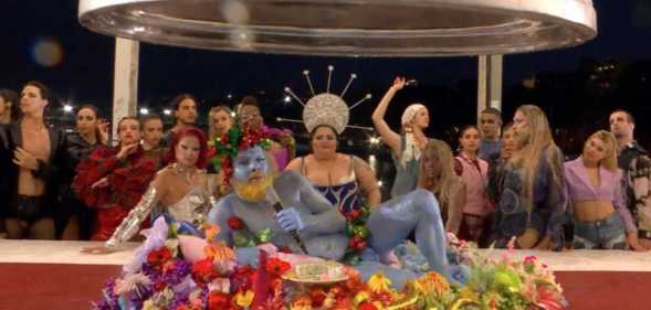 Drag artists at the Olympic opening ceremony