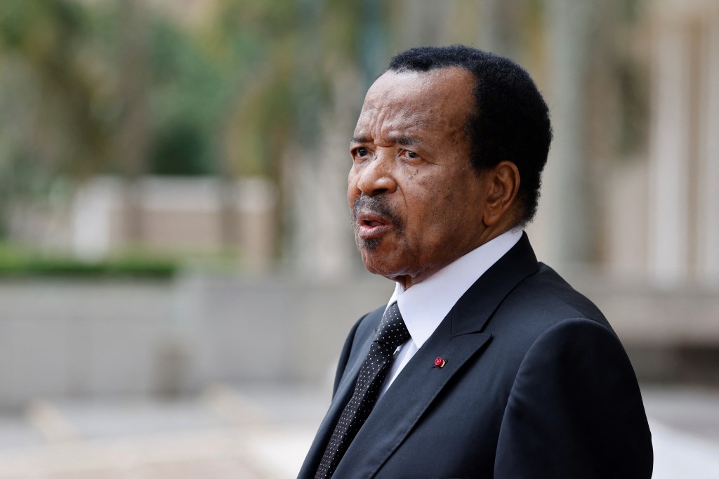 Cameroon's President Paul Biya. 