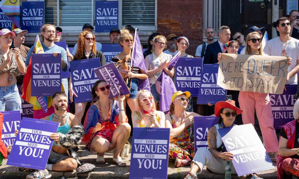 More than a hundred people showed up to a rally to save Bethnal Green Working Men’s Club.