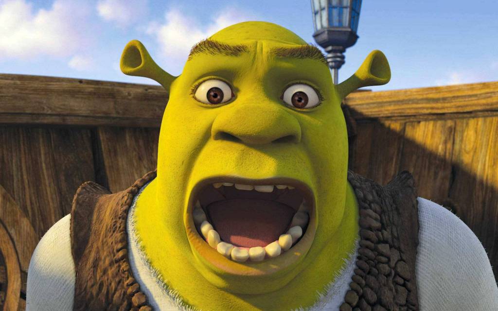 Shrek yelling