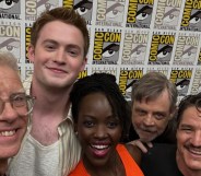 Chris Sanders, Kit Connor, Lupita Nyong’o, Mark Hamil and Pedro Pascal at Comic-Con