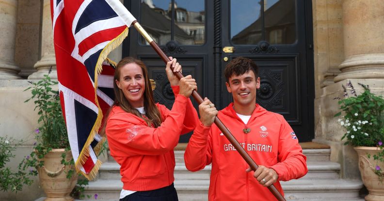 Olympians Tom Daley and Helen Glover chosen as Team GB flag bearers for the 2024 games in Paris